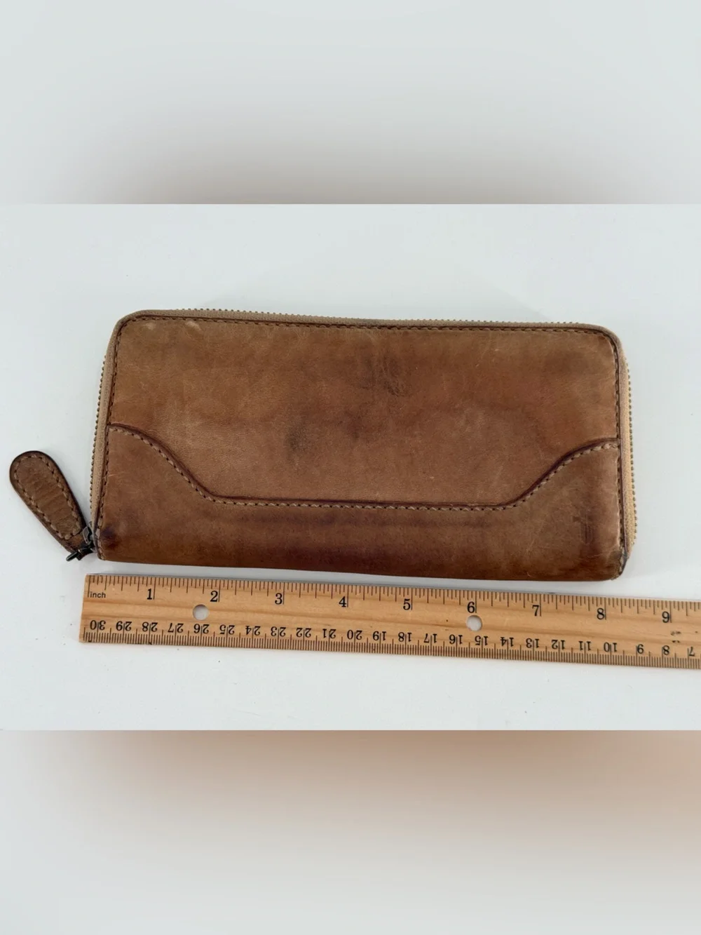 Frye Zipper Accordion Wallet